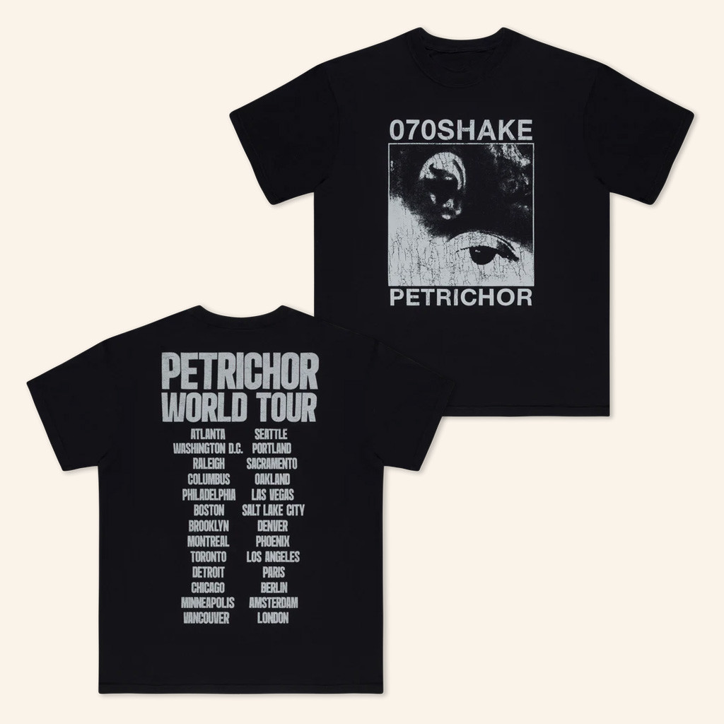 070 Shake Merch Petrichor Tour T-Shirt Gifts For Rapper Fans