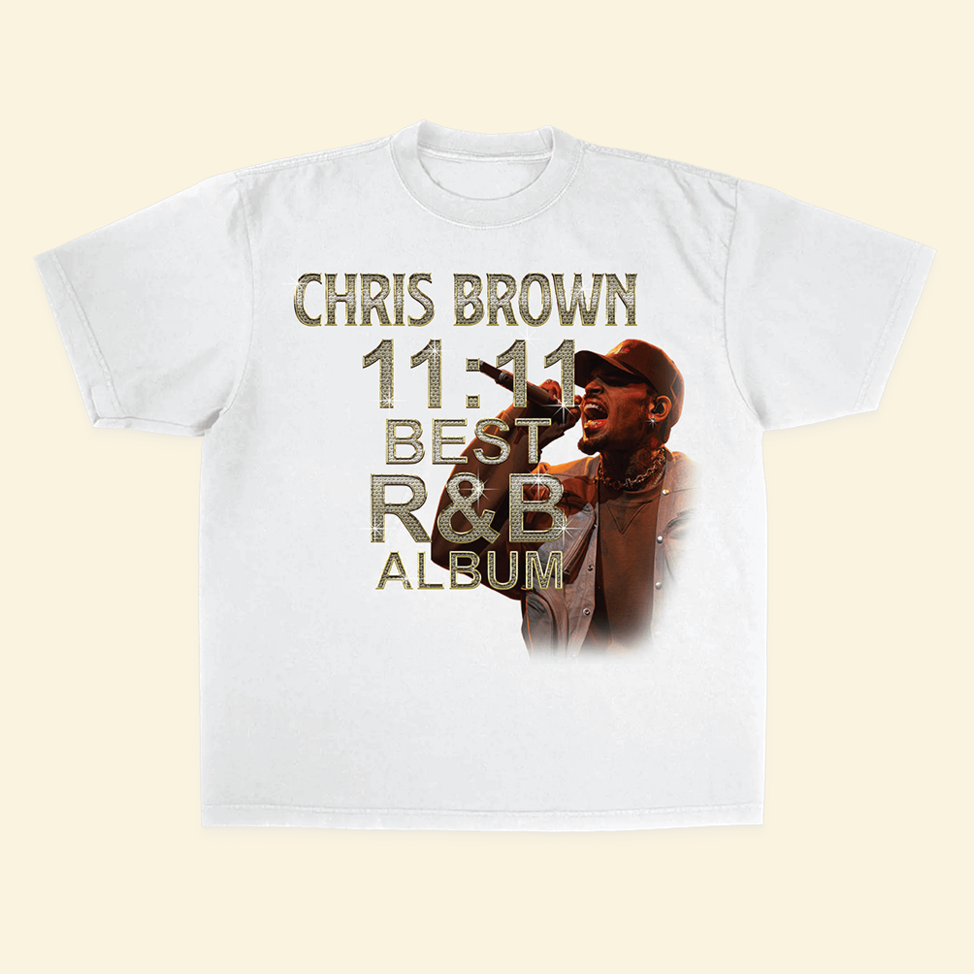 11 11 Best R And B Album T-Shirt Chris Brown Merch Fathers Day Birthday Gifts For Husband