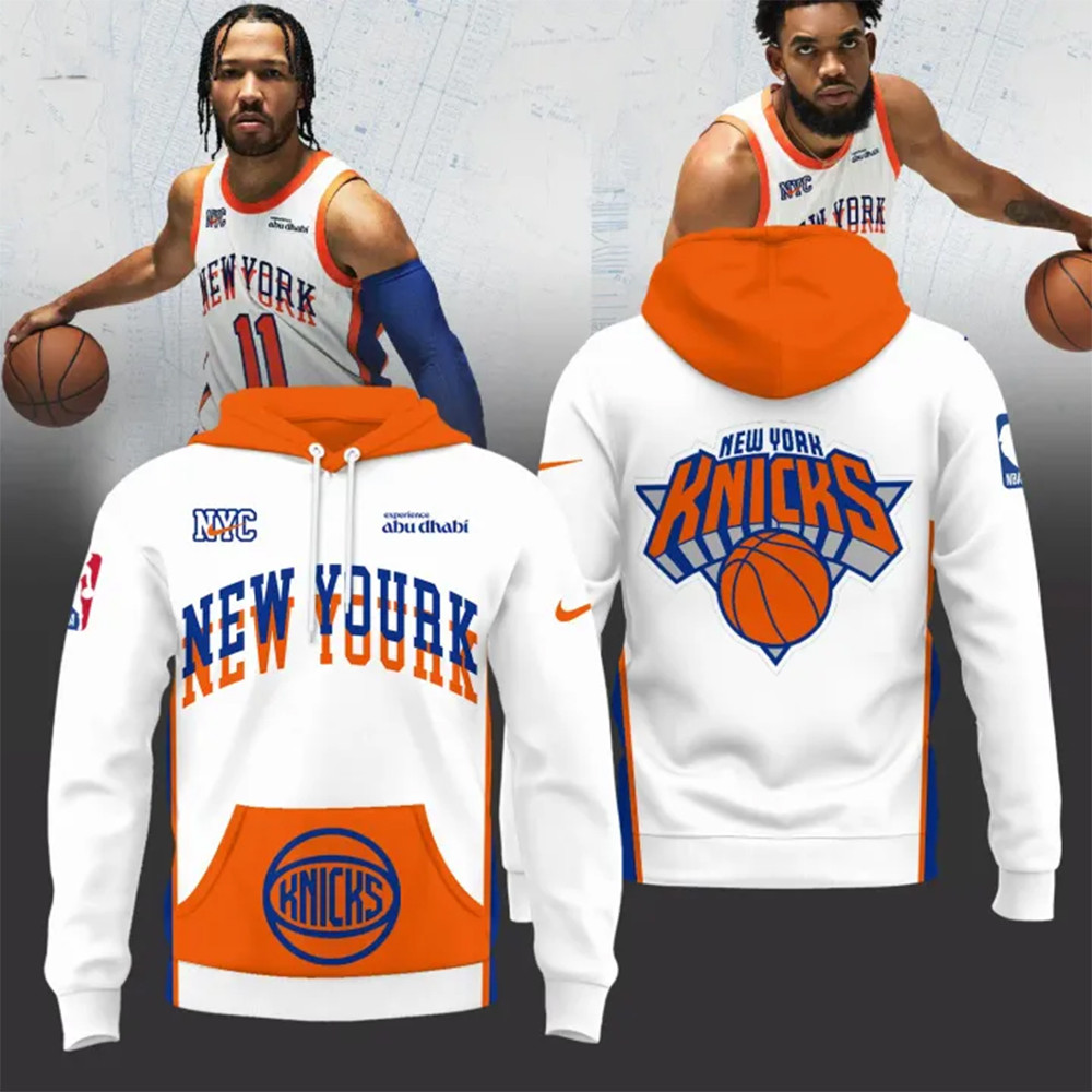 2024 25 New York Knicks  City Hoodie Good Gifts For Basketball Fans