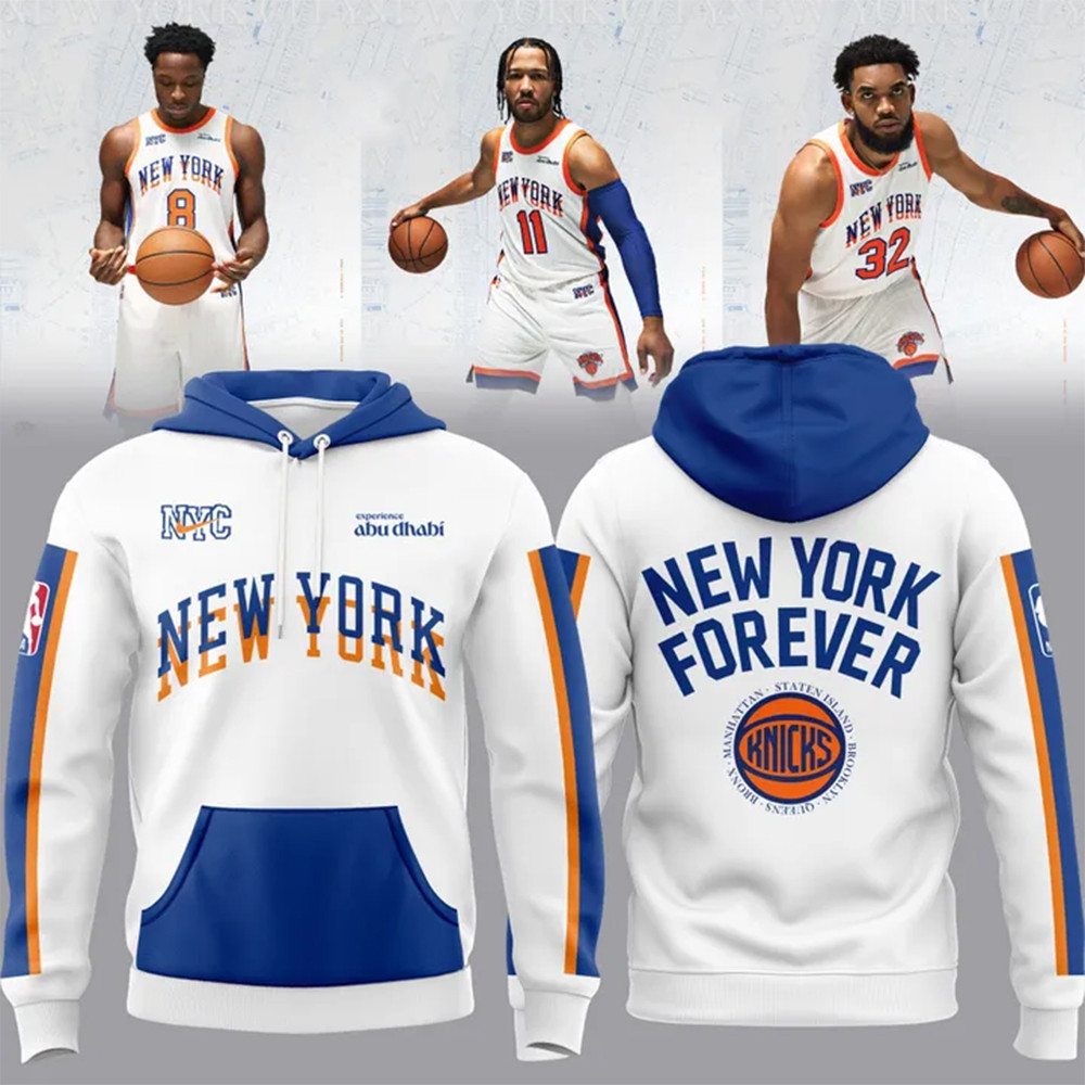 2024 25 New York Knicks  City Hoodie Unique Gifts For Basketball Lovers