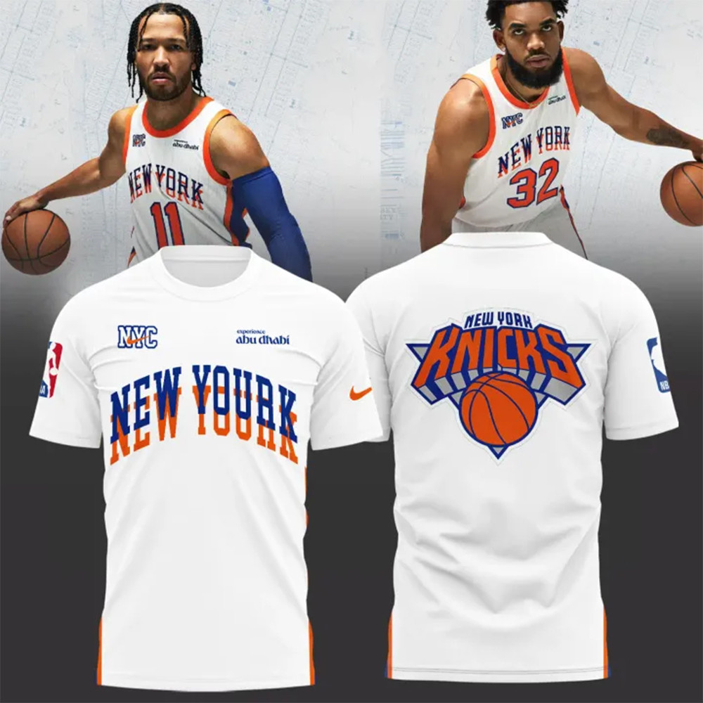 2024 25 New York Knicks Nike City T-Shirt Gift For Basketball Lover