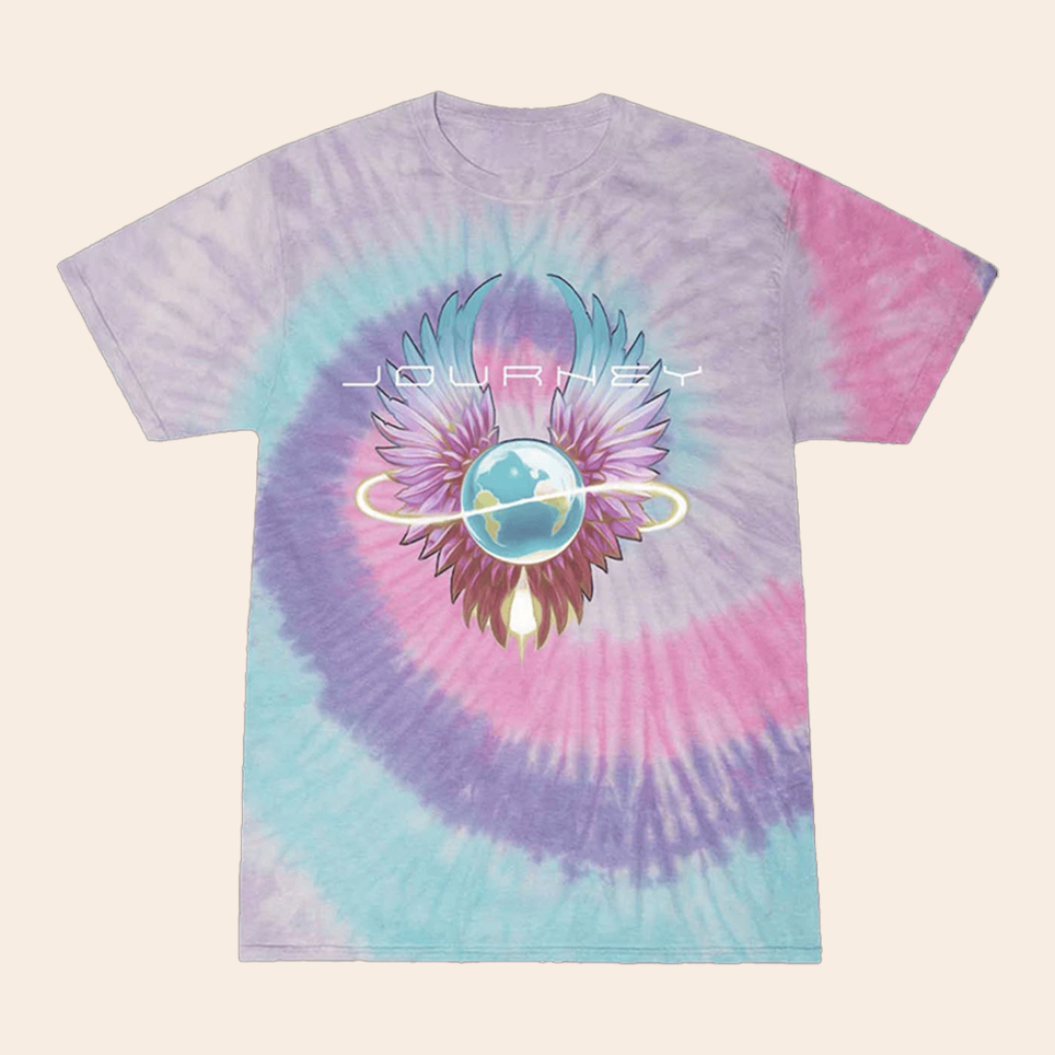 2024 Infinity Wings Tie Dye T-Shirt Journeymusic Merch Birthday Gift Ideas Christmas Presents
