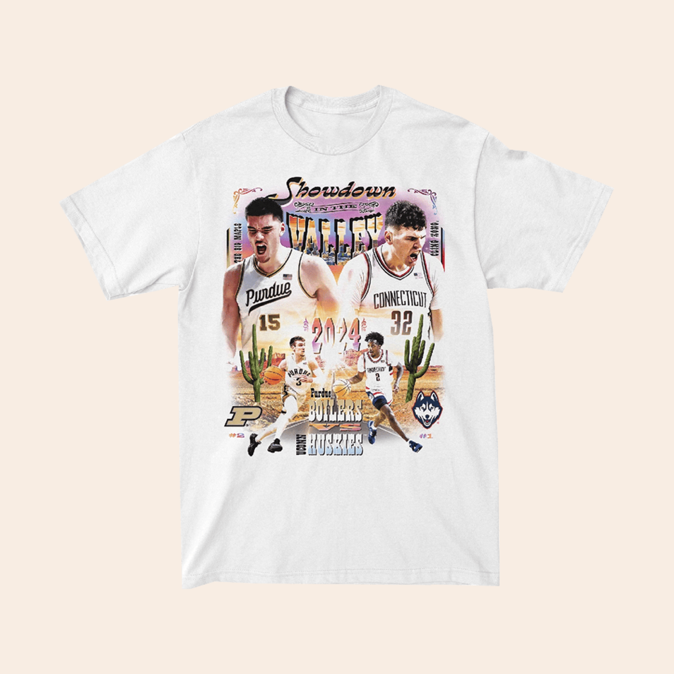 2024 National Championship Showdown In The Valley T-Shirt Uconn NIL Merch Fans Birthday Gifts