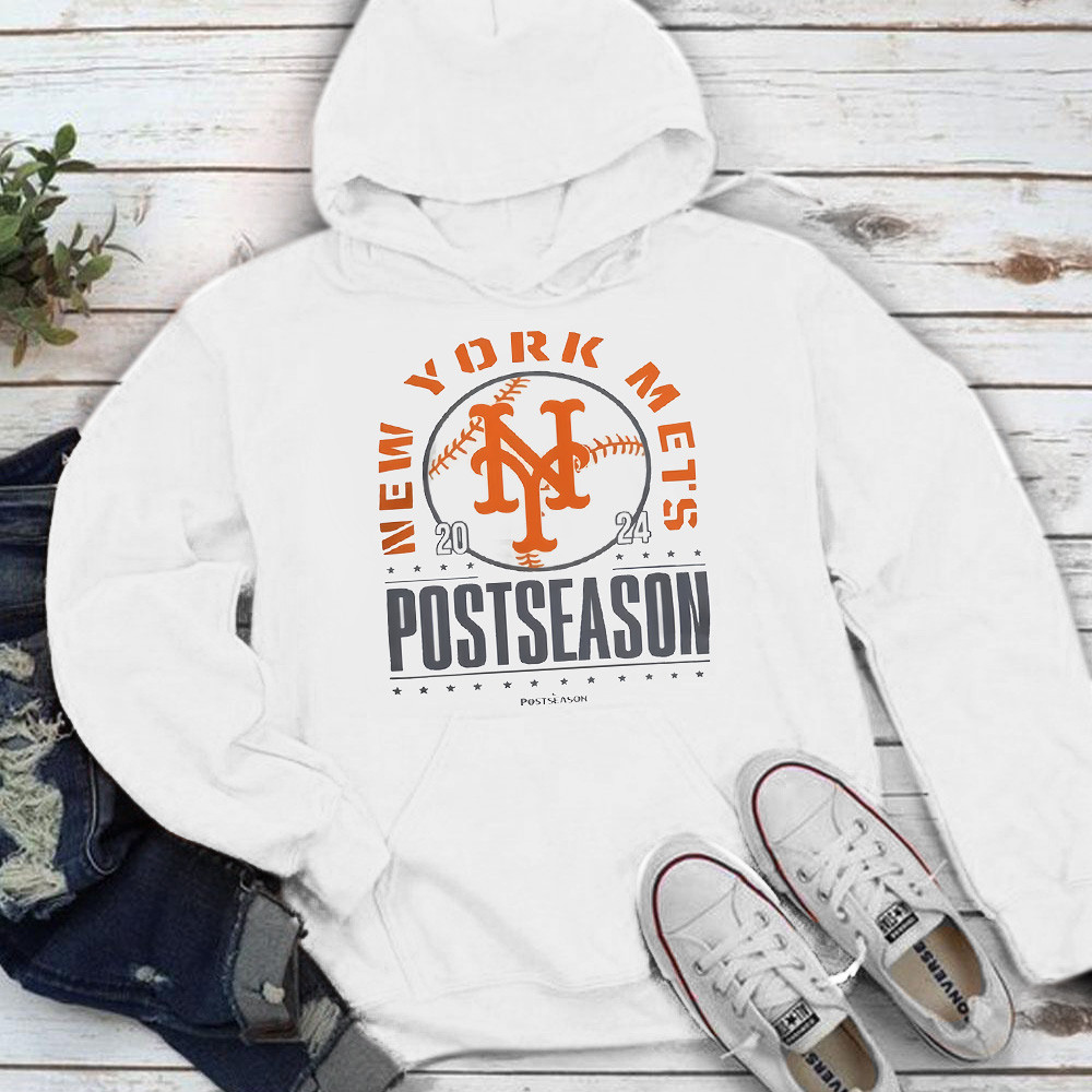 2024 Playoffs Mlb Postseason New York Mets Reveal Logo Hoodie Gifts For Fan