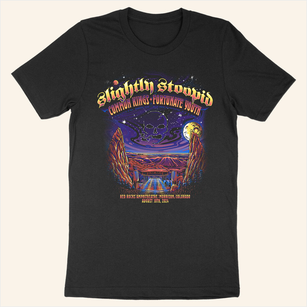 2024 Red Rocks Event T-Shirt Slightly Stoopid Merch Birthday Gifts For Besties