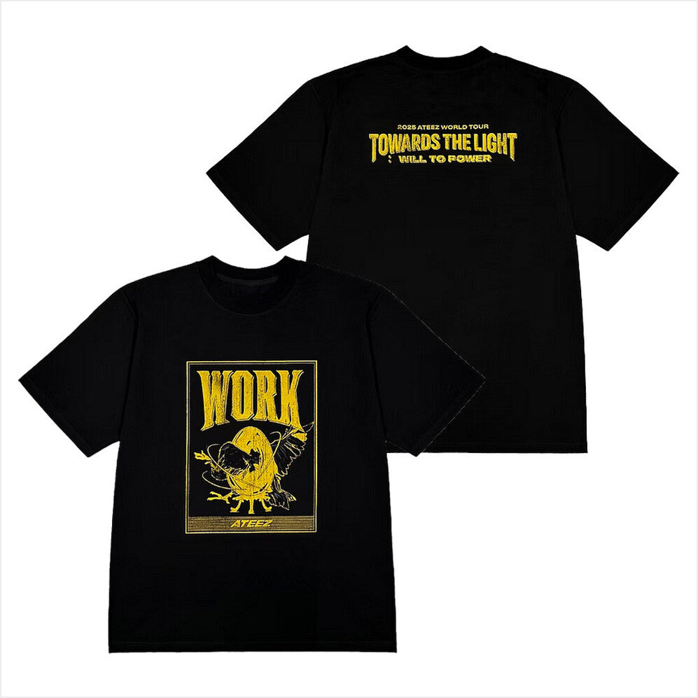 2025 Ateez Towards The Light Will to Power EU POP UP Merchandise Fans T-Shirt Ateez Merch