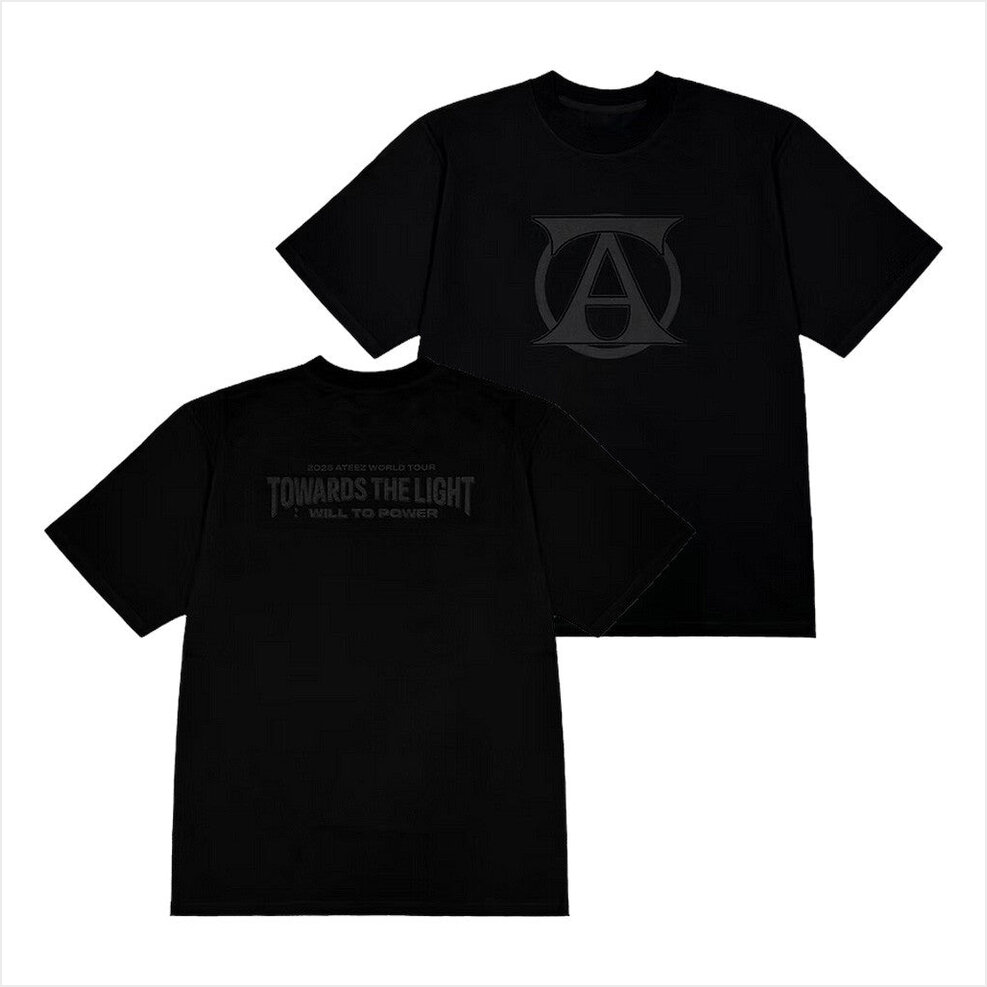 2025 Ateez Towards The Light Will to Power EU POP UP Merchandise T-Shirt Ateez Merch
