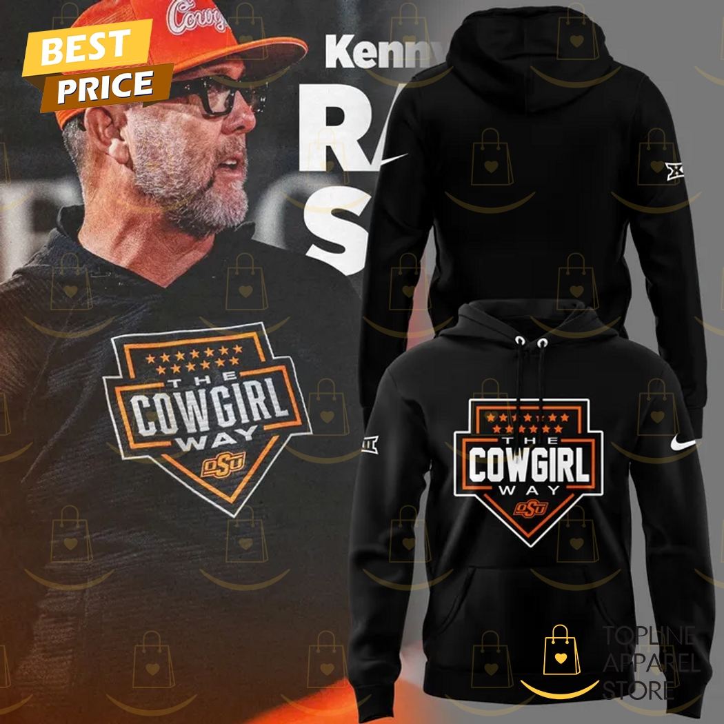 2025 Coach Gajewski Fans OSU Cowgirl Softball Hoodie - Black