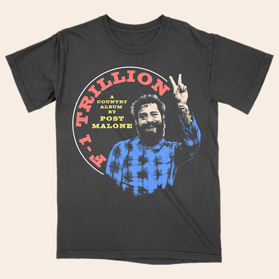 2025 F1 Trillion Peace T-Shirt Post Malone Tour Merch Post Malone Merch Unique Gifts For Dad