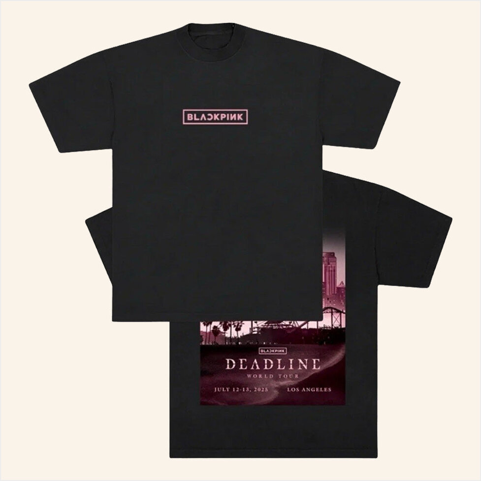 2025 LA Shirt Blackpink Deadline Merch Birthday Gifts For Music Fans Best Friend Gifts