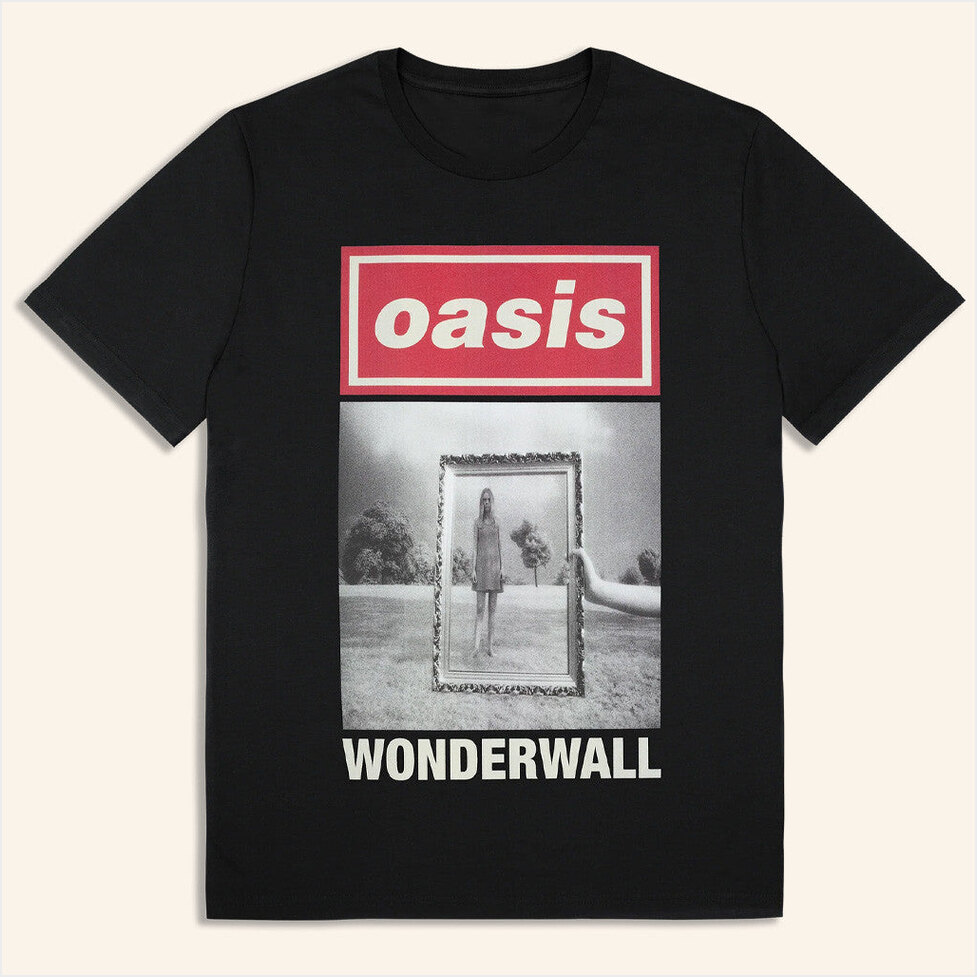 2025 Live 25 Wonderwall Cover T-Shirt Oasis Tour Merch Gifts For Brother BFF Gifts Ideas