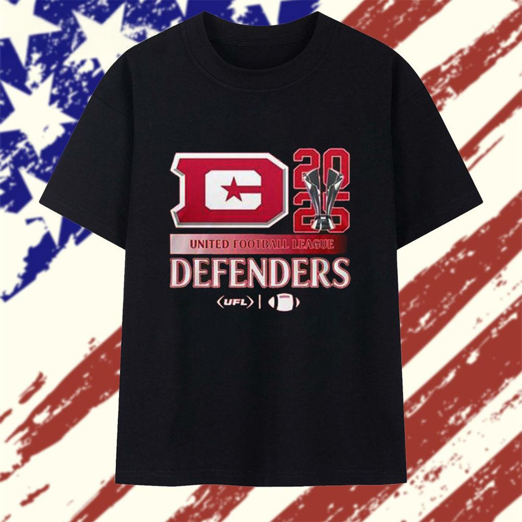 2025 UFL Champions DC Defenders Commemorative T-Shirt