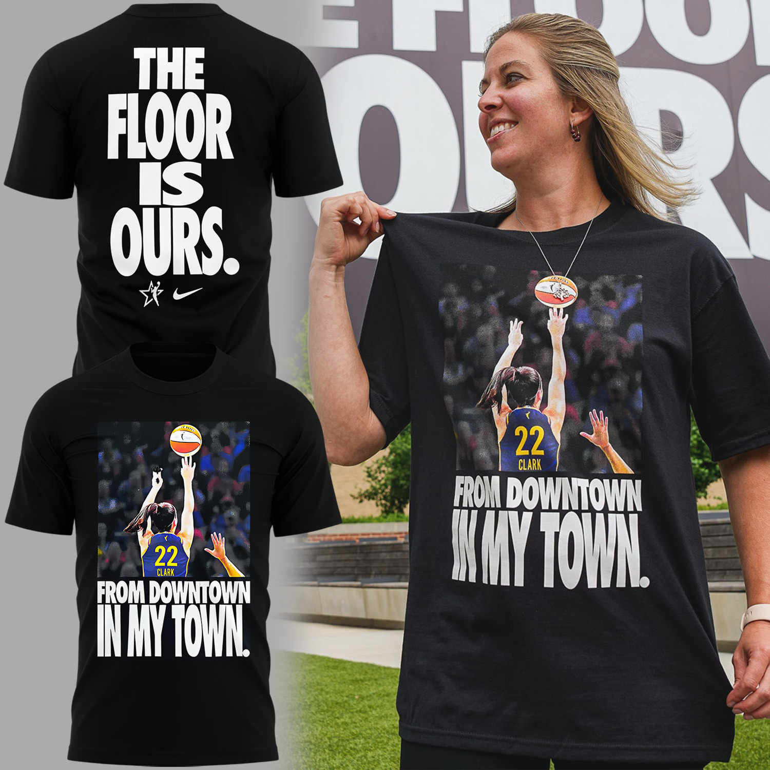 2025 Wnba Allstar Indy Caitlin Clark From My Downtown Shirt Gifts For Basketball Fan