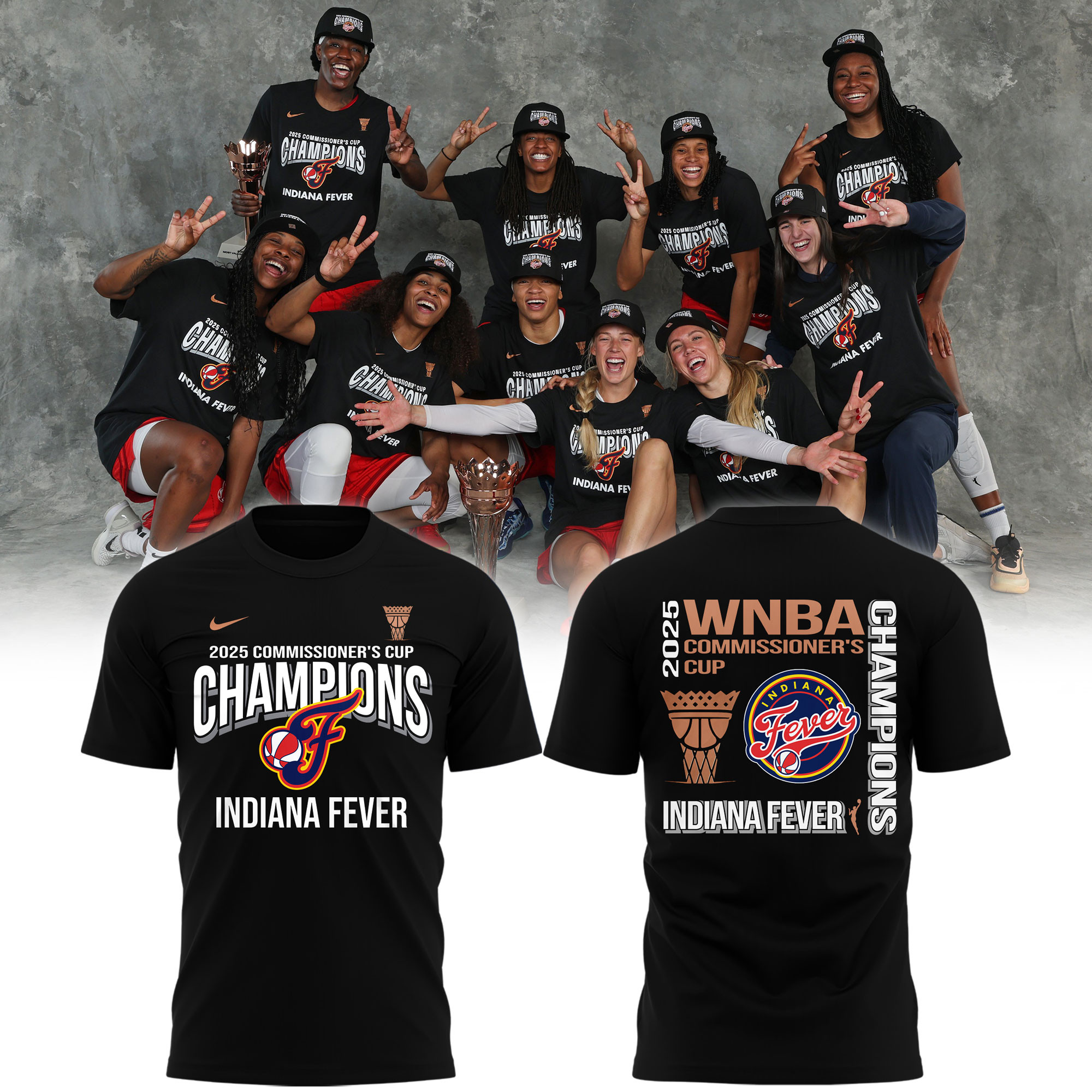 2025 Wnba Commissioners Cup Champions Shirt Gift For Basketball Lover