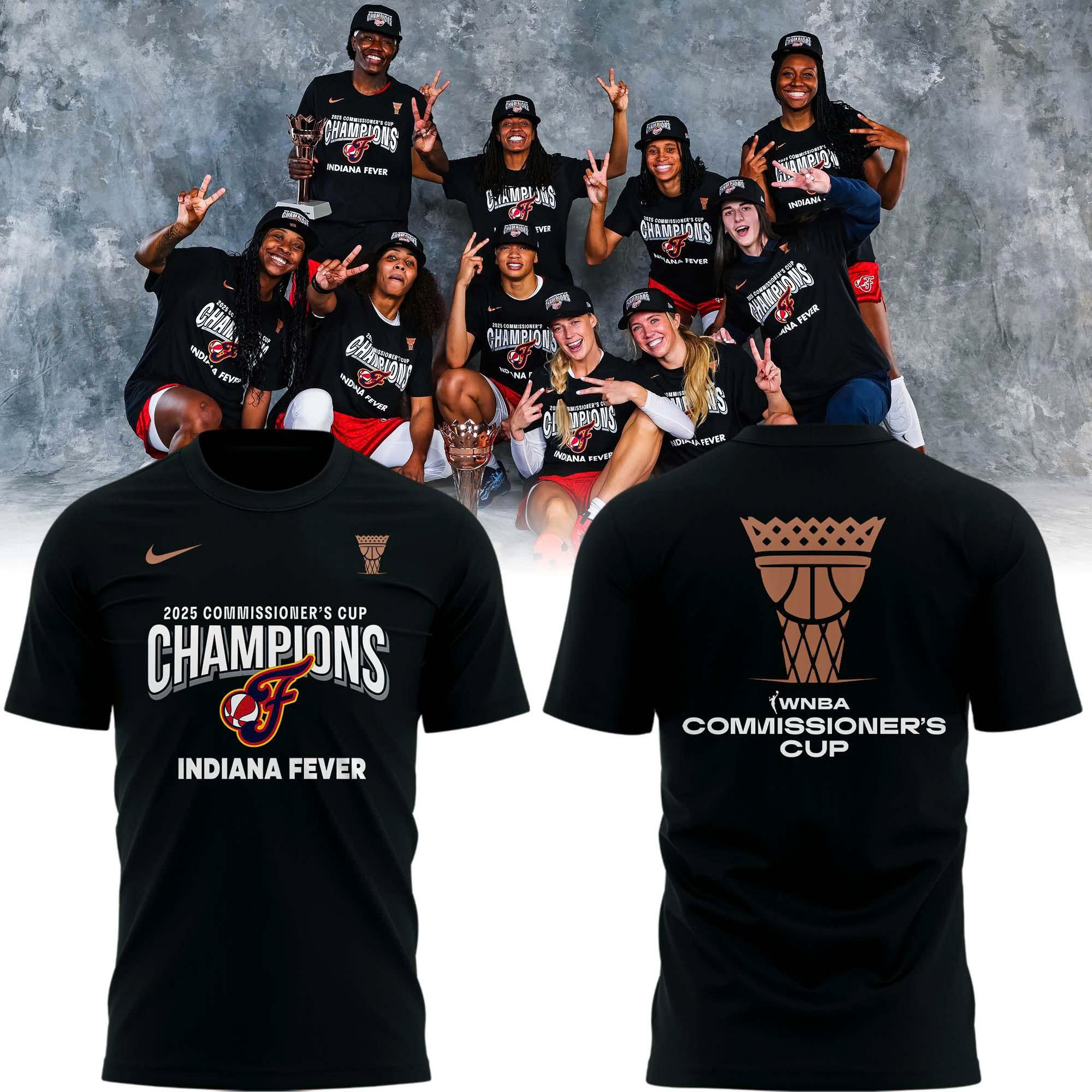 2025 Wnba Commissioners Cup Champions Shirt Gifts For Basketball Fan