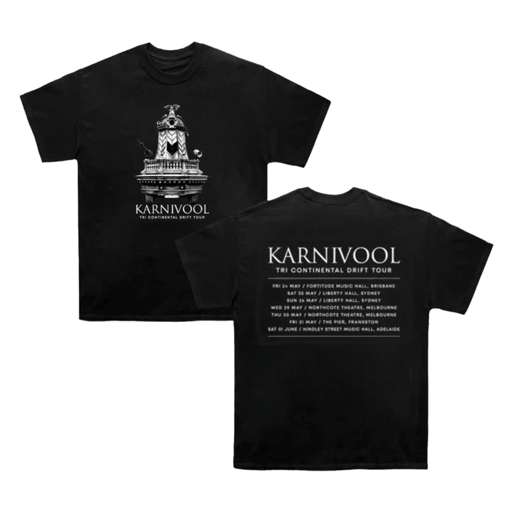 24hundred Merch Karnivool Tri Continental Drift Tour T-Shirt Gifts For Dad