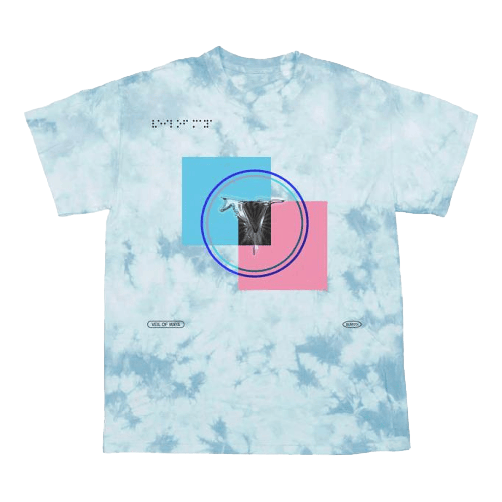 24hundred Merch Veil Of Maya Synthwave Tie Dye T-Shirt Unique Gifts For Dad