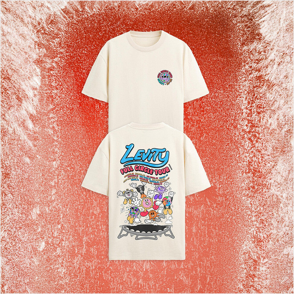 2555 Levity Full Circle Tour 2025 Trampoline T-Shirt Levity Merch Fathers Day Gifts For Son