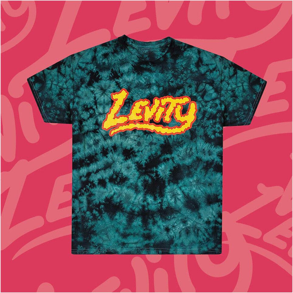 2555 Levity Roughed Logo Tie Dye T-Shirt Levity Merch Best Friend Gifts Gift Idea for Him