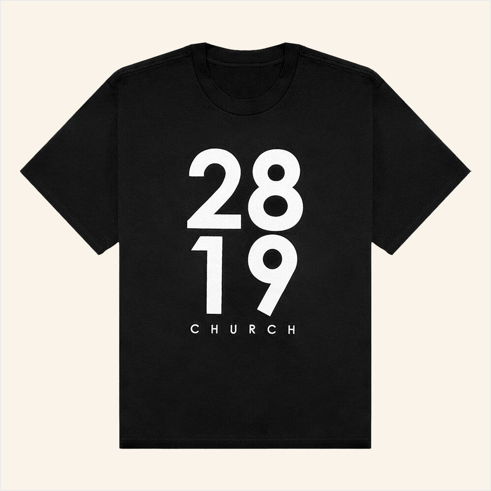 2819 Bold Black T-Shirt 2819 Church Merch Gift Ideas For Husband Birthday Gift Ideas