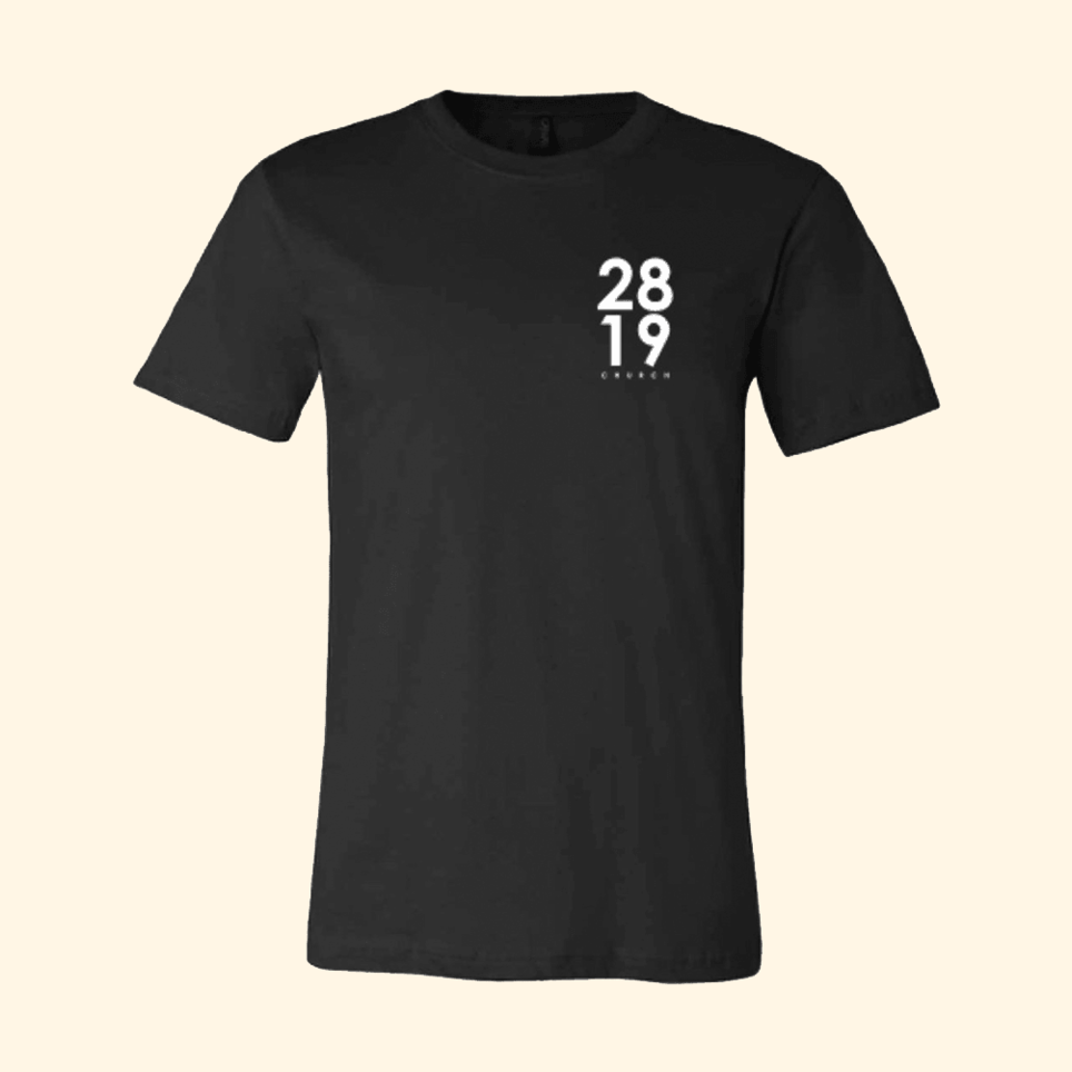 2819 Church Merchandise Black T-Shirt 2819 Merch Fathers Day Presents For Husband