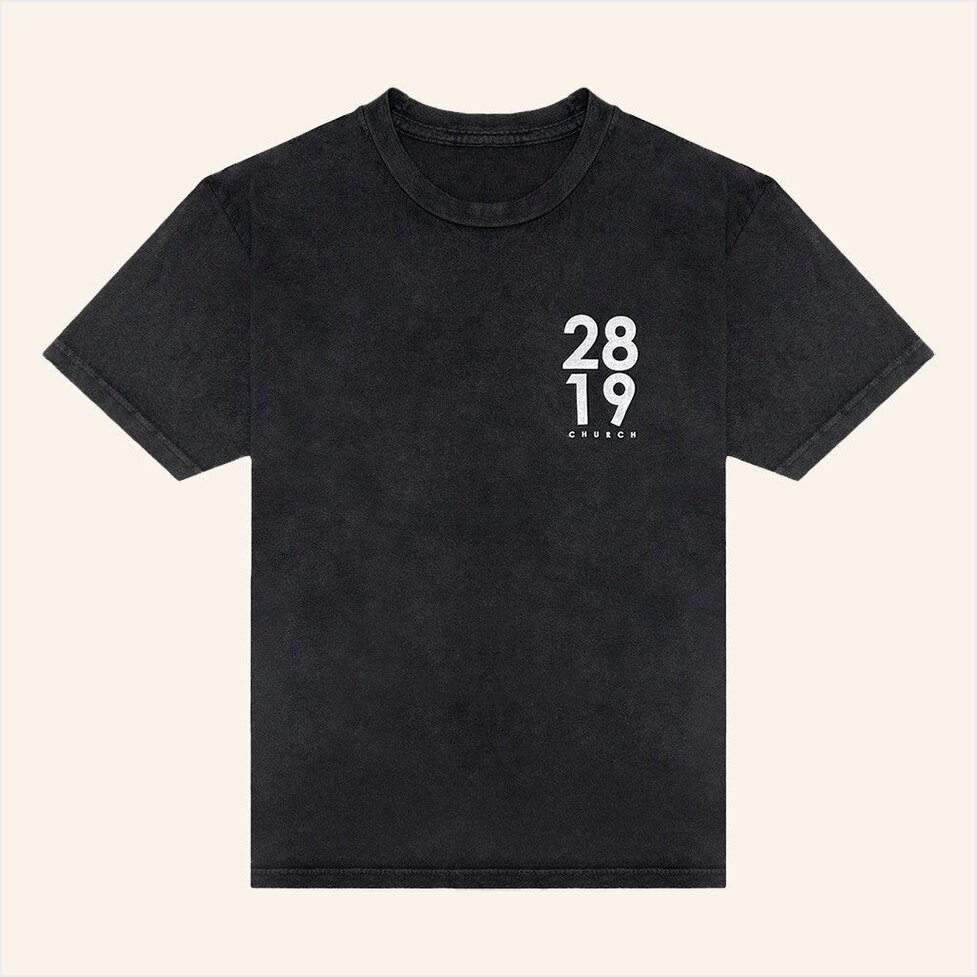 2819 Classic Acid Wash T-Shirt 2819 Church Merch Black Birthday Gifts For Dad Gifts For Besties