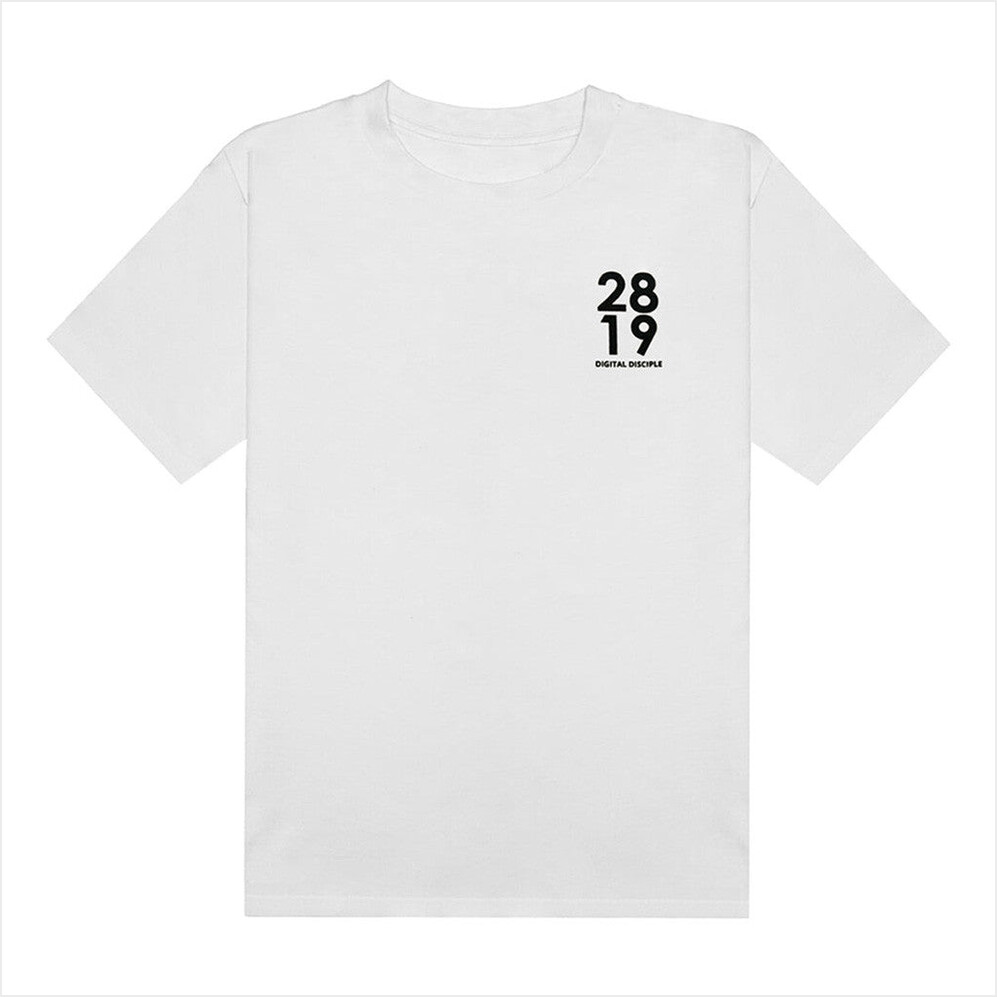 2819 Digital Disciple White Shirt 2819 Church Merch Present For Him Birthday Gifts For BFF
