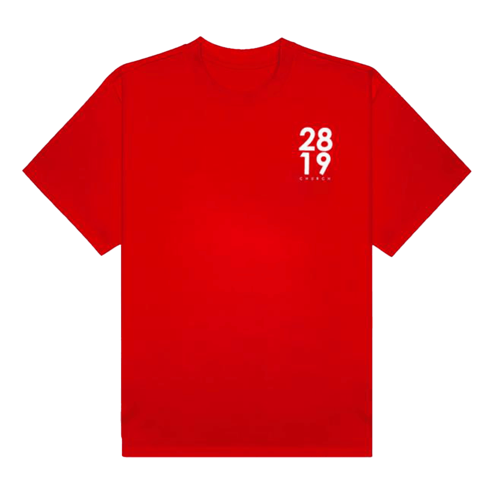 2819 Merch 2819 Church Red T-Shirt Fathers Day Presents For Son
