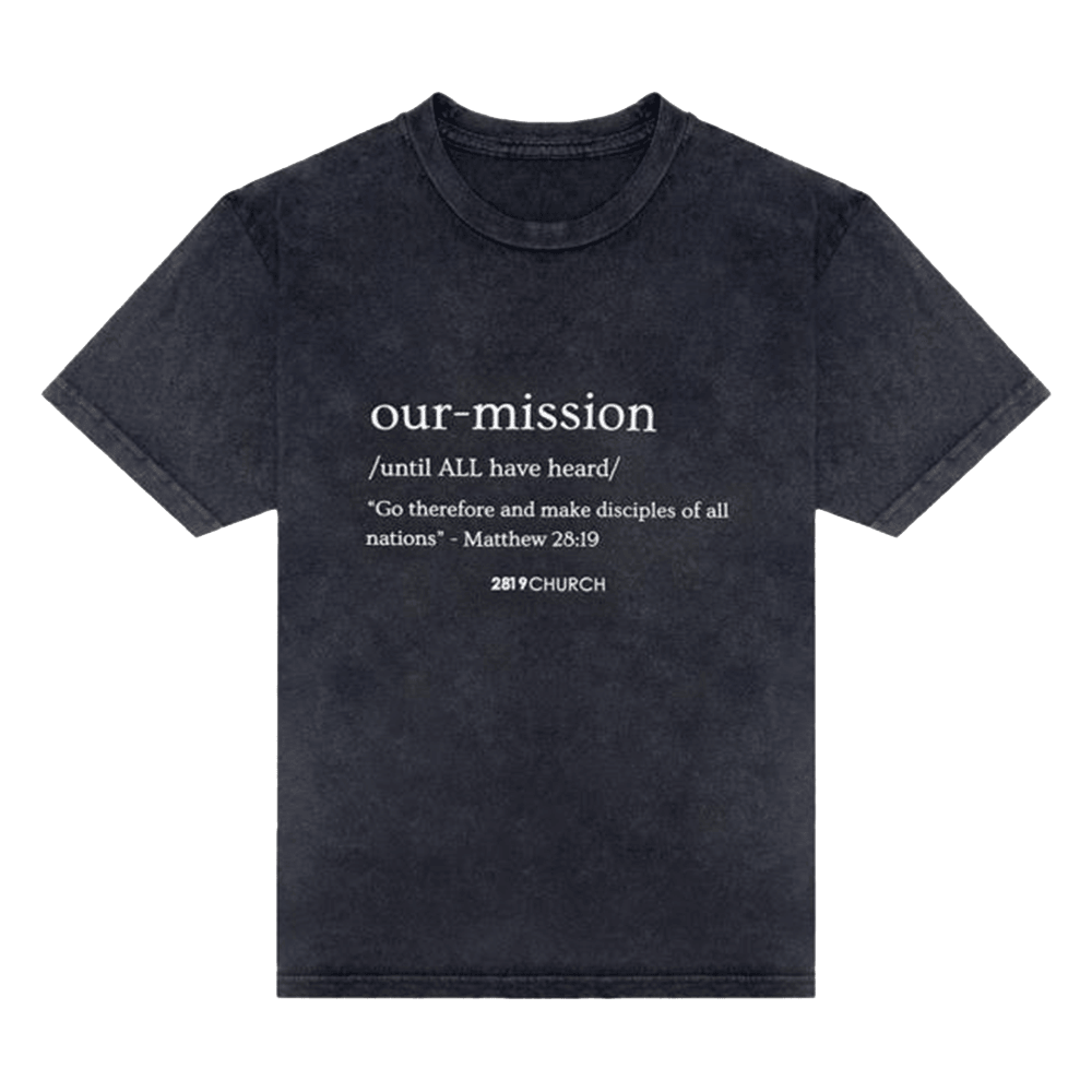 2819 Merch Our Mission Acid Wash T-Shirt Fathers Day Presents For Dad To Be