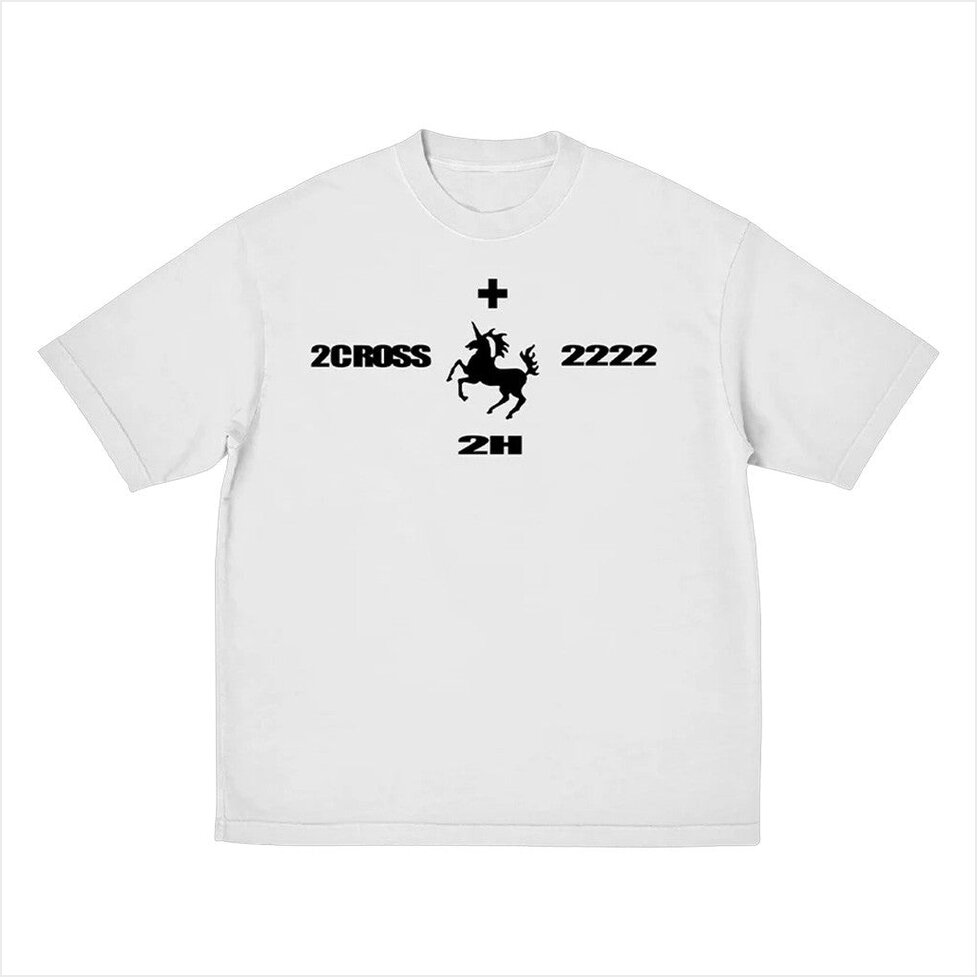 2H Unicorn White Shirt 2Hollis Merch Gift Ideas For Him Birthday Gifts For Best Friend