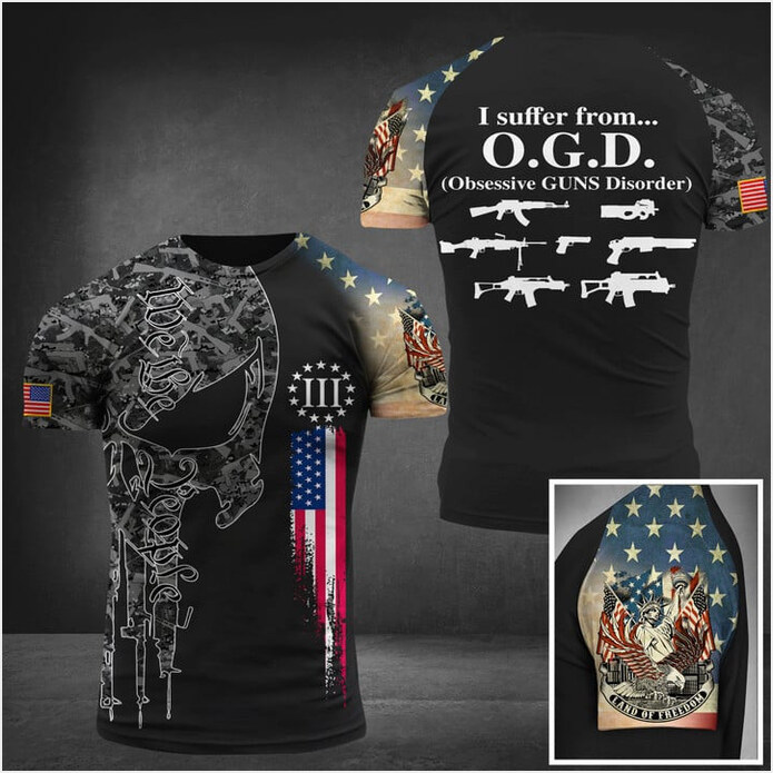 2nd Amendment I Suffer From OGD T-Shirt We The People Clothing Gifts For Gun Lovers Mens