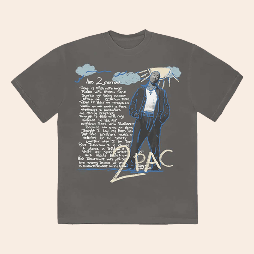 2pac Shirt Official 2pac Merch And 2morrow Notebook T-Shirt Fathers Day Present Ideas