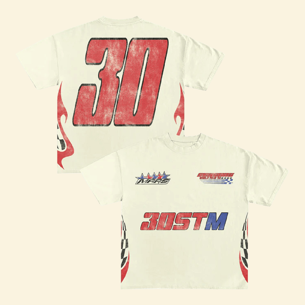 30stm Racer T-Shirt Thirty Seconds To Mars Merch Dad Fathers Day Birthday Gifts BFF Gifts