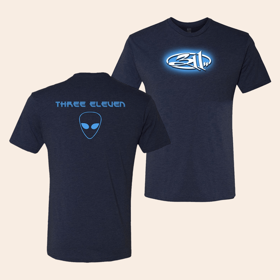 311 Blue Album Alien T-Shirt 311 Merch Birthday Gifts For Music Fans Christmas Gifts For Him