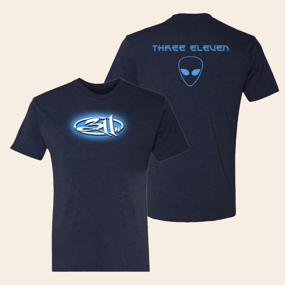 311 Blue Album Alien T-Shirt 311 Merch Unique Birthday Gifts For Dad Gifts For Best Friend