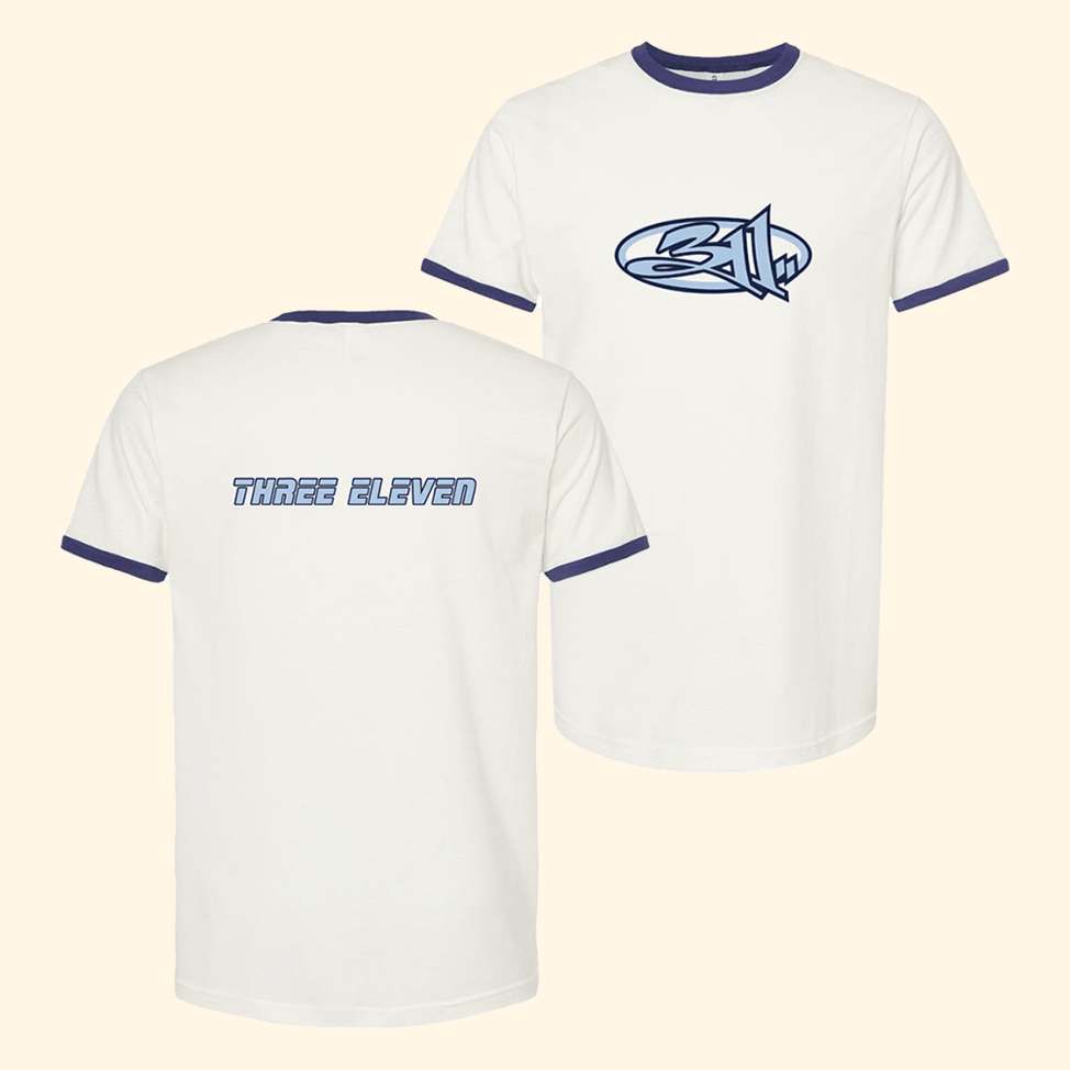 311 Blue Album Ringer T-Shirt 311 Merch Birthday Gifts For Music Fans Country Boy Gift