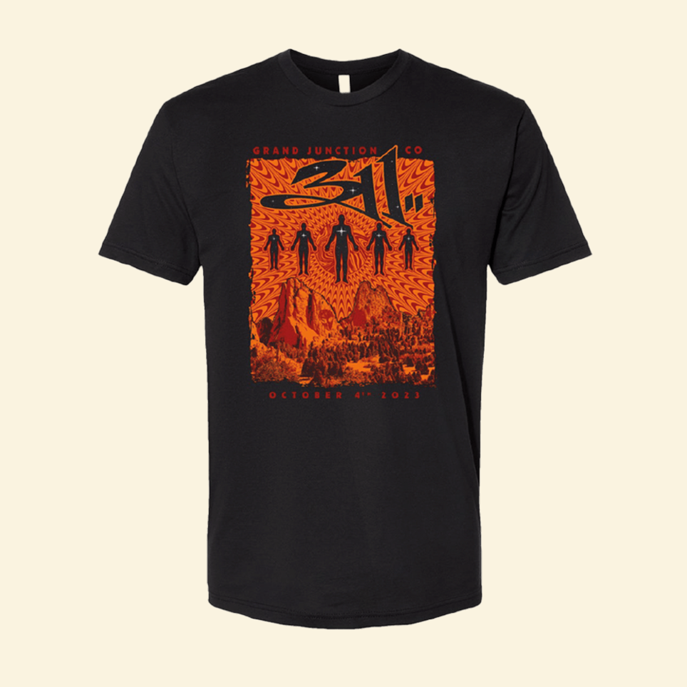 311 Grand Junction CO Event T-Shirt 311 Merch Gifts For Music Fans Birthday Gifts For Brother