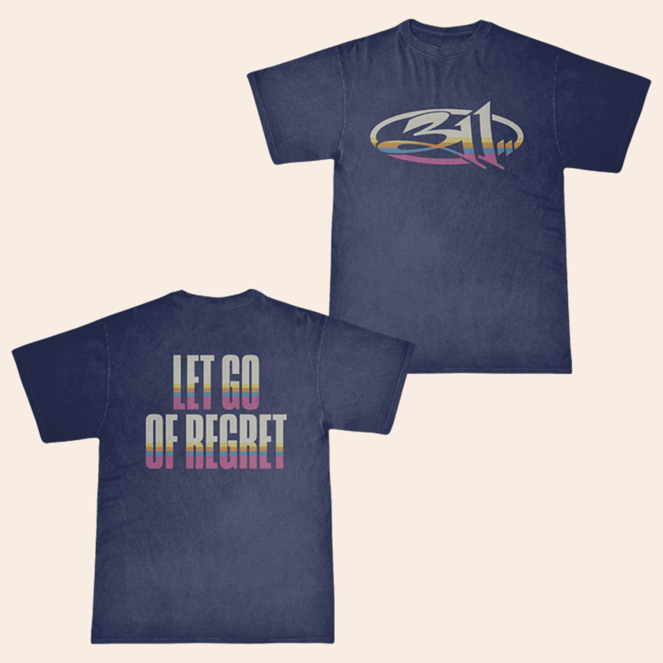 311 Let Go Of Regret T-Shirt 311 Merch Gifts For Band Fans Country Boy Gift Gifts For Friends
