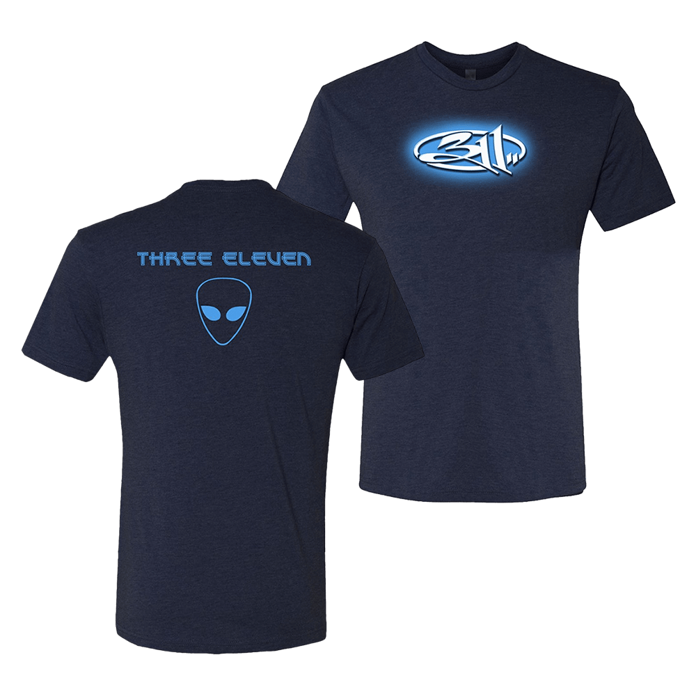 311 Merch 311 Blue Album Alien T-Shirt Gifts For Music Fans