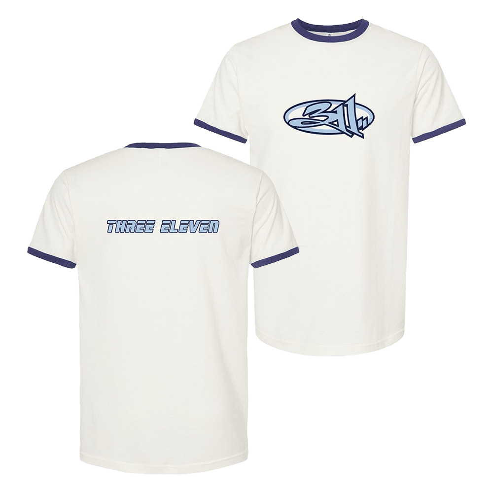 311 Merch 311 Blue Album Ringer T-Shirt Gifts For Music Fans