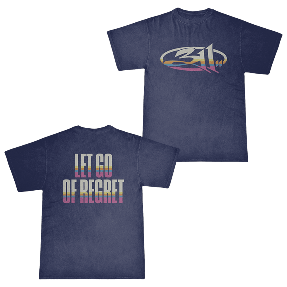 311 Merch 311 Let Go Of Regret T-Shirt Gifts For Band Fans