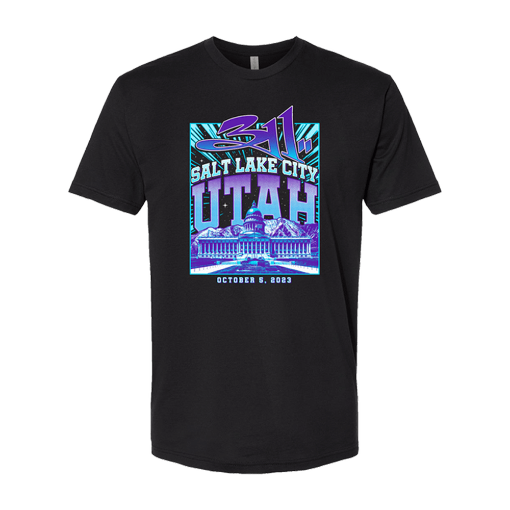 311 Merch 311 Salt Lake City Utah T-Shirt Gifts For Music Fans