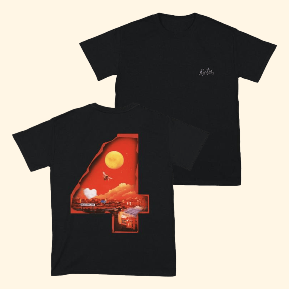 4 Black T-Shirt Aitch Merch Gift Ideas For Rapper Fans BFF Birthday Gifts Christmas Presents