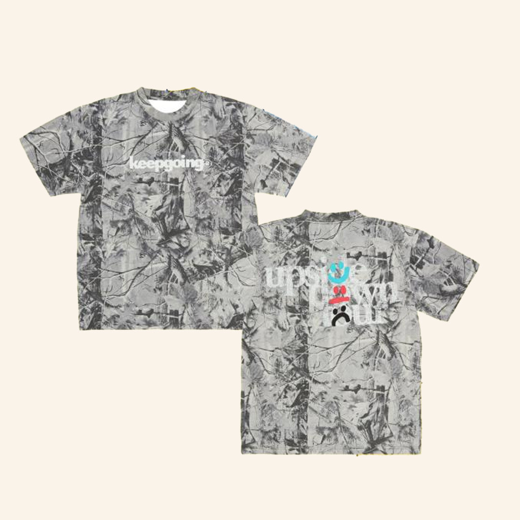 4 The Homies Merch Keepgoing X Upside Down Tour Camo T-Shirt Gifts For Friends