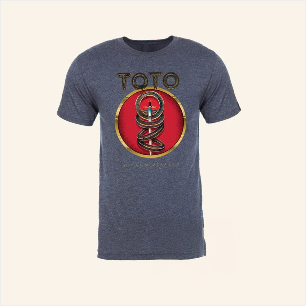 40Th Anniversary T-Shirt Toto Merch Birthday Gifts For Besties Christmas Presents