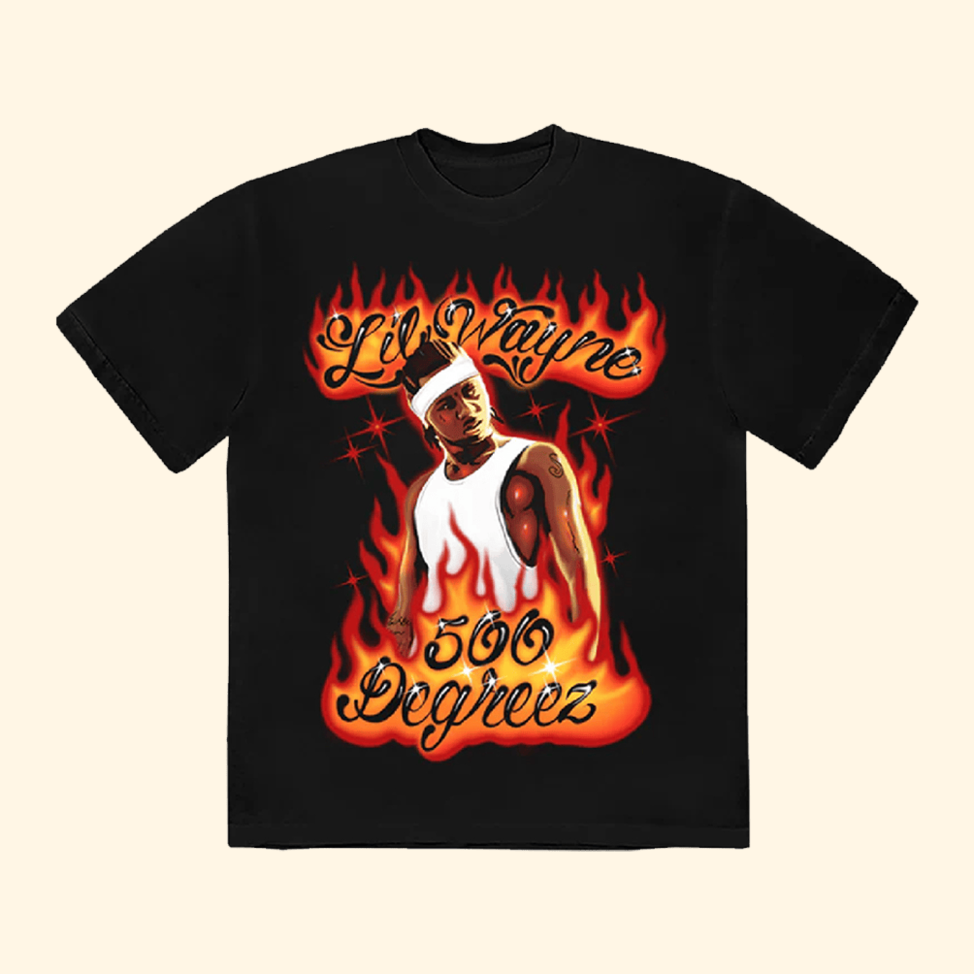 499 Degreez Airbrush 20th Anniversary T-Shirt Lil Wayne Merch Unique Fathers Day Gifts