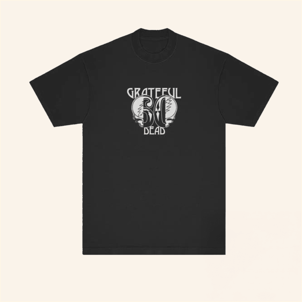 60Th Split Stealie T-Shirt Grateful Dead Merch Best Birthday Gifts For Dad Gifts For Besties