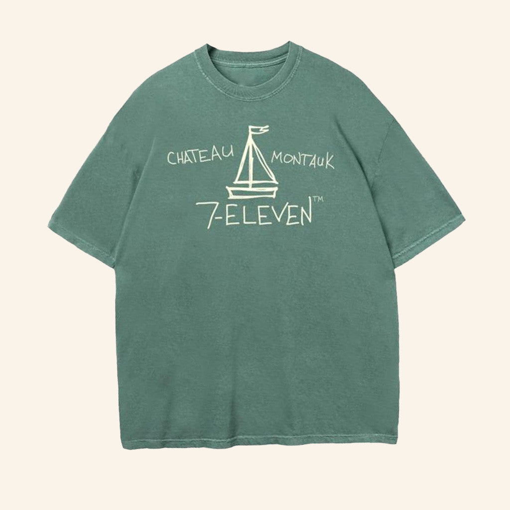 7Collection Merch Chateau Montauk 7 Eleven Sailboat Shirt Birthday Ideas For Her