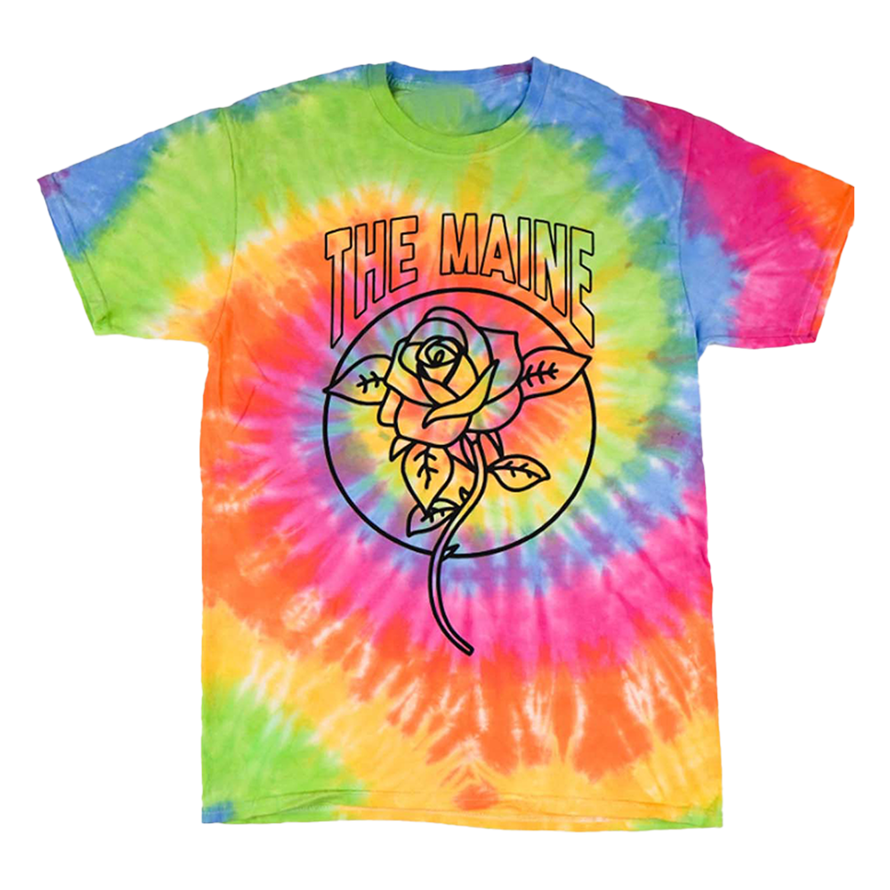 81 Twenty Three Merch Rose Rainbow Tie Dye T-Shirt Unique Dad Gifts For Fathers Day
