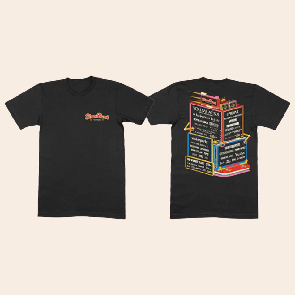 8bit Event 24 Black T-Shirt Slam Dunk Music Fans Gifts For Fathers Day Gifts For Friends